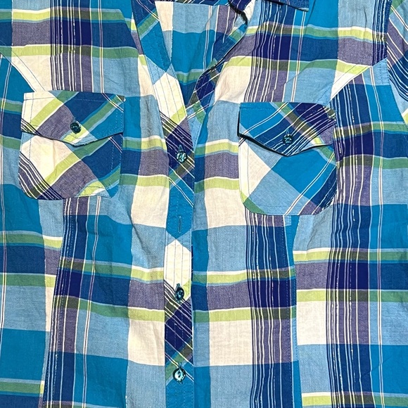 Catos Striped Button Down Shirt Size Large - Picture 4 of 7